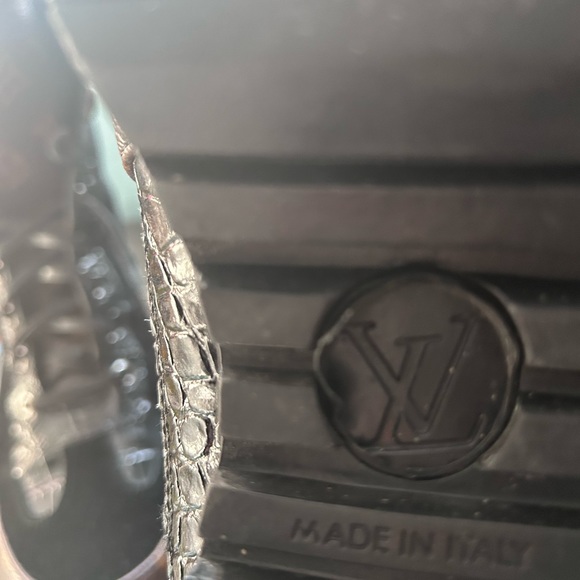 Louis Vuitton Desert Boot. Women’s size 8.5. Black and Brown. - Picture 3 of 5